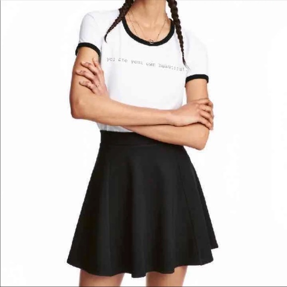 Black Circle Skater Skirt - Picture 2 of 5